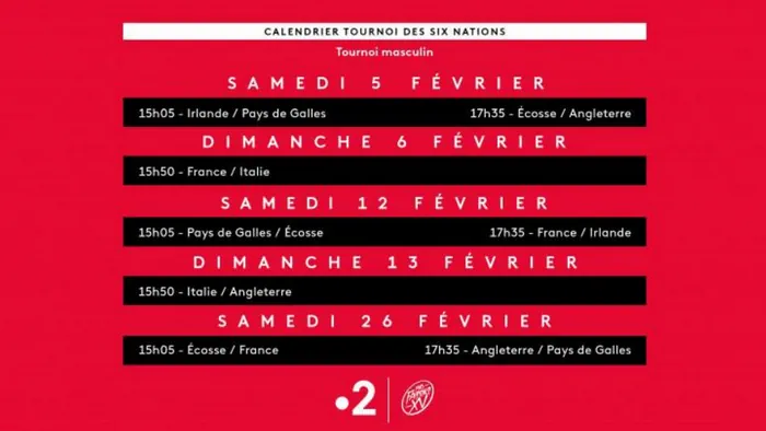 calendrier des matchs 1 News Actual