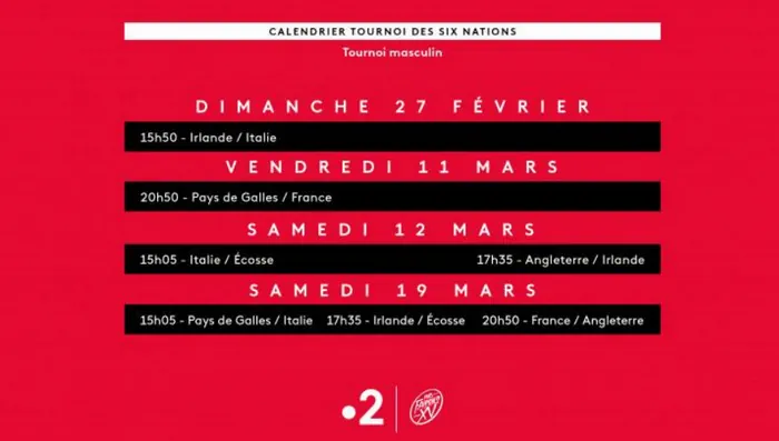 calendrier des matchs 2 News Actual